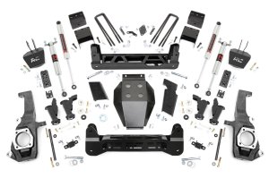GMC Sierra 2500 HD Suspension Lift Kit - Rough Country - Torsion Drop Design M1 - '11-'19